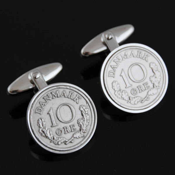 Danish Cufflinks 10 ore - Tales side