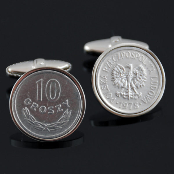 Poland Cufflinks 10 groszy