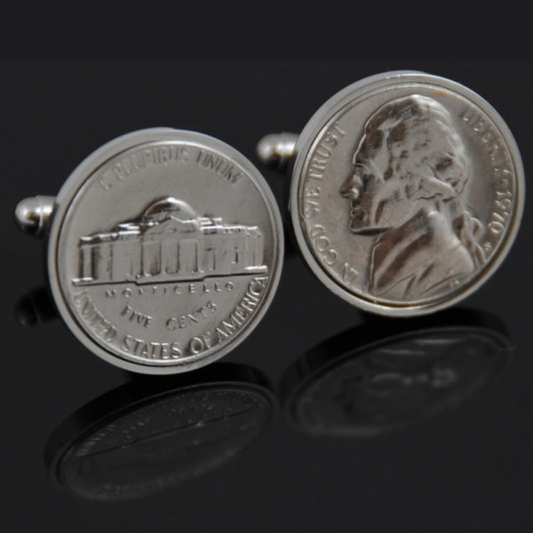 USA Cufflinks 5 cent