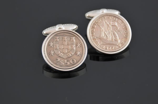 Portugal Cufflinks escudos